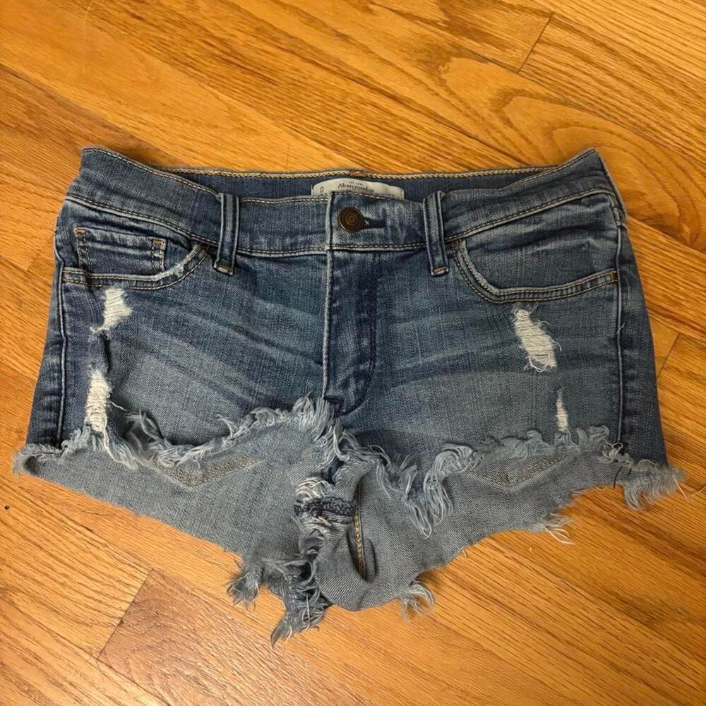 Abercrombie & Fitch blue denim shorts Size 0